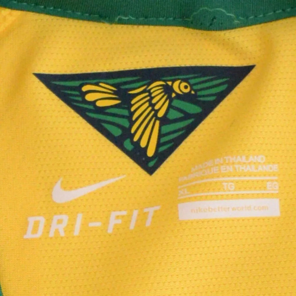 Nike Authentic Sn# 000167113 Brazil National Team 14" World Cup #11 Oscar Jersey - Picture 11 of 12
